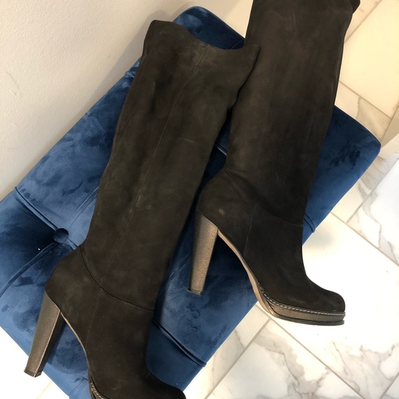 cole haan nike air knee high boots